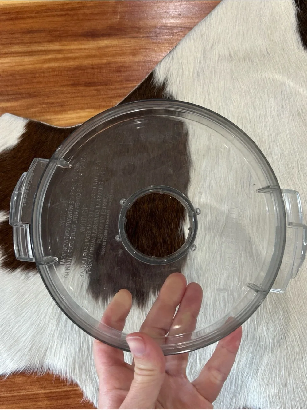CUISINART Food Processor DLC-5/DLC-10 - BOWL LID with Center Cap - DLC-116GTX